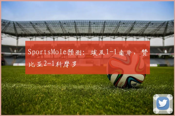 SportsMole预测：埃及1-1南非，赞比亚2-1科摩罗